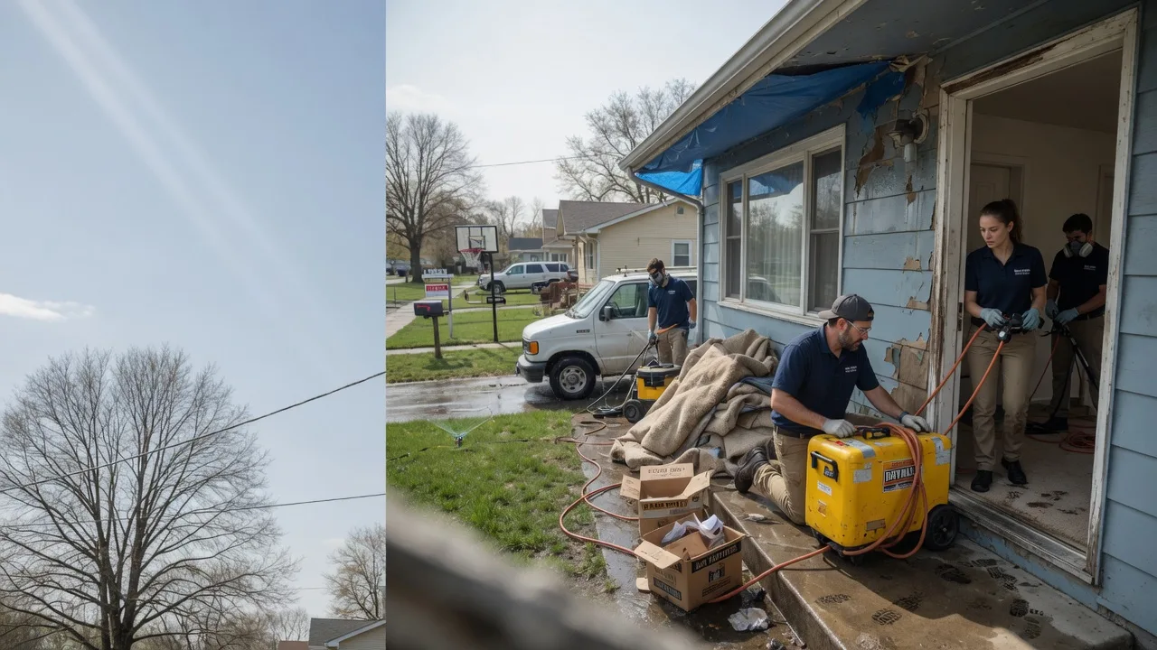 Basement Flood Cleanup in Cherry Creek, SD near me